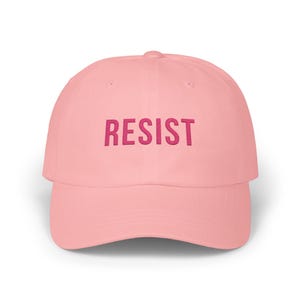 Resist Hat, Liberal Embroidered Hat, Social Justice Hat, Equal Rights Hat, Anti-Trump Hat, Anti-Fascism Hat, Resistance Dad Cap, Leftist Hat