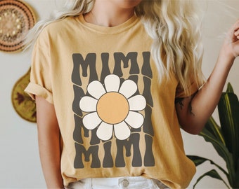 Comfort Colors® Shirt, Comfort Colors Mimi Shirt, Floral Mimi Shirt, Daisy Mimi Shirt, Flower Mimi Shirt, Gift for Mimi, Mother's Day Idea