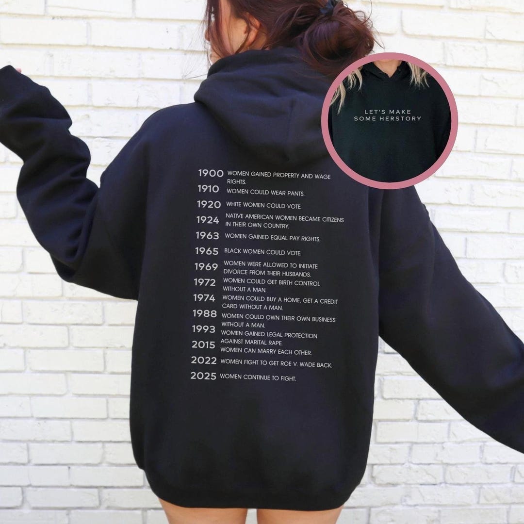 White let’s pretty-up our ego women’s hoodie. main image 0