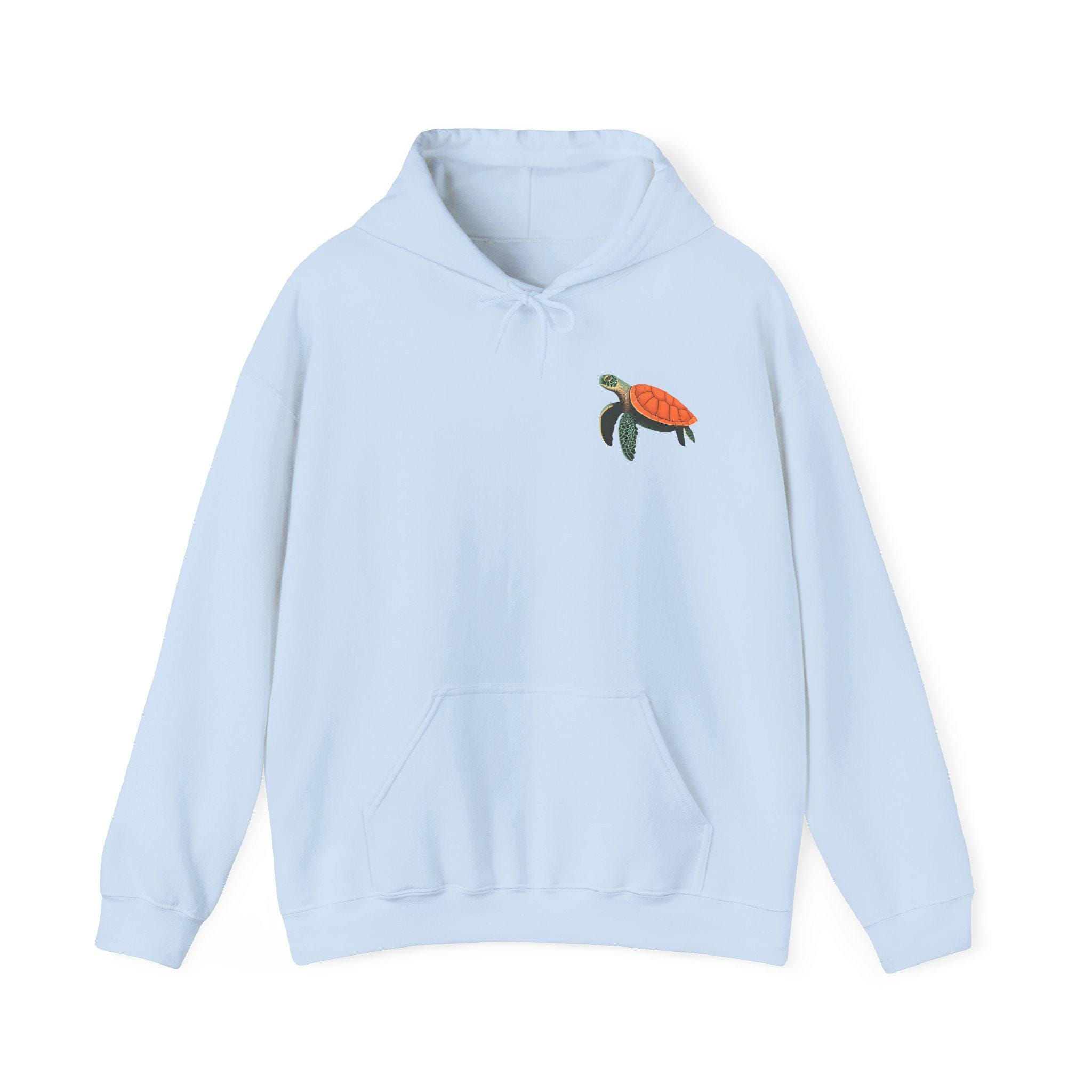 Felpa Con Cappuccio Donna Oversize Tartaruga Marina - Morbida Felpa Grafica Estiva Oceano, Taglie S-XXL