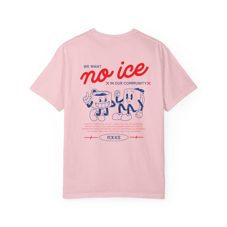 Retro Abolish ICE Shirt, Comfort Colors Shirt, Human Rights Shirt, Protest ICE Shirt, Anti-ICE Shirts, Chinga La Migra, Progressive T-Shirts Blossom