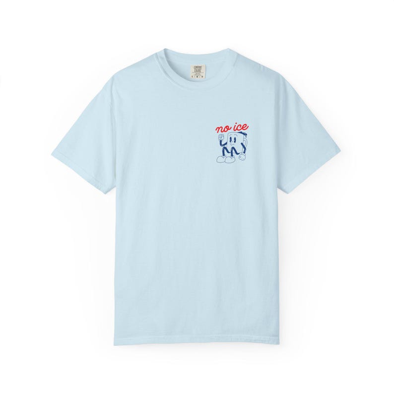 Retro Abolish ICE Shirt, Comfort Colors Shirt, Human Rights Shirt, Protest ICE Shirt, Anti-ICE Shirts, Chinga La Migra, Progressive T-Shirts afbeelding 8