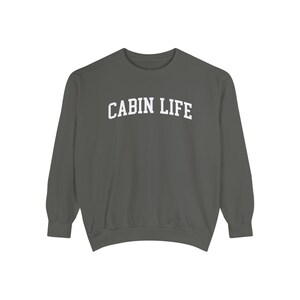 Comfort Colors® Sweatshirt, Comfort Colors Cabin Sweatshirt, Cabin Life Sweatshirt, Cabin Days Crewneck, Fall Apparel, Cabin Sweatshirts Pepper