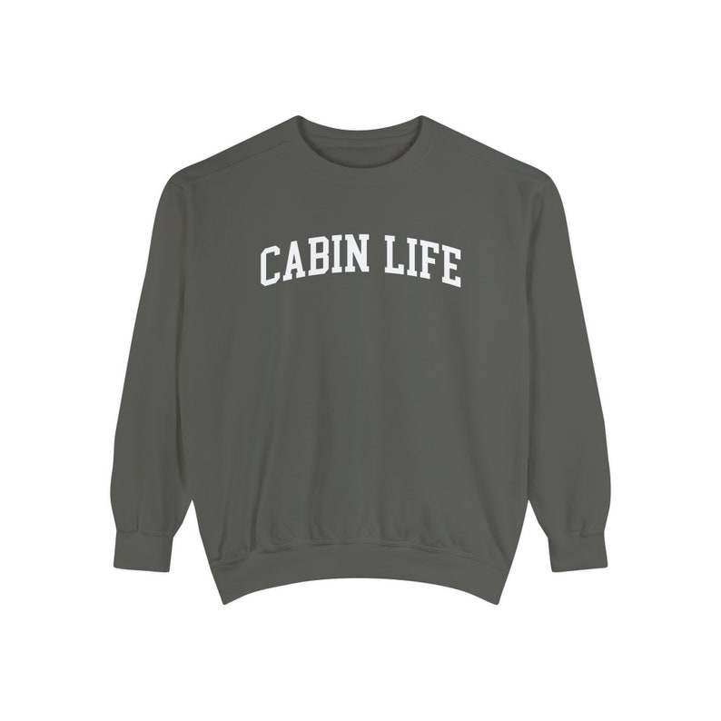 Comfort Colors® Sweatshirt, Comfort Colors Cabin Sweatshirt, Cabin Life Sweatshirt, Cabin Days Crewneck, Fall Apparel, Cabin Sweatshirts Pepper