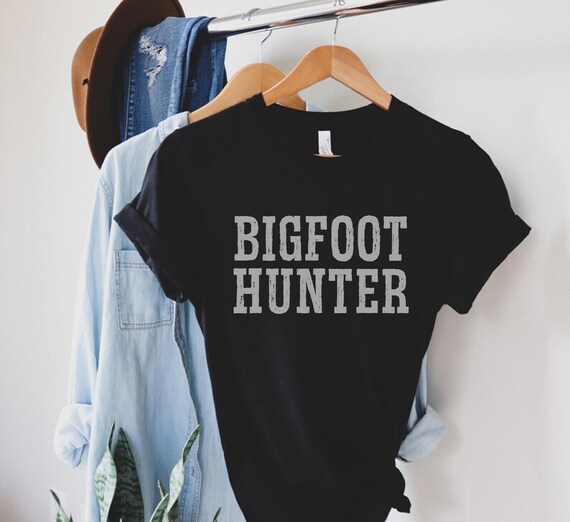 Bigfoot Hunter Shirt, Bigfoot Shirts, Sasquatch Shirt, Father's Day Gift 2023, Squatch Shirt, Funny Big Foot Shirts, Hiker Clothing, Unisex