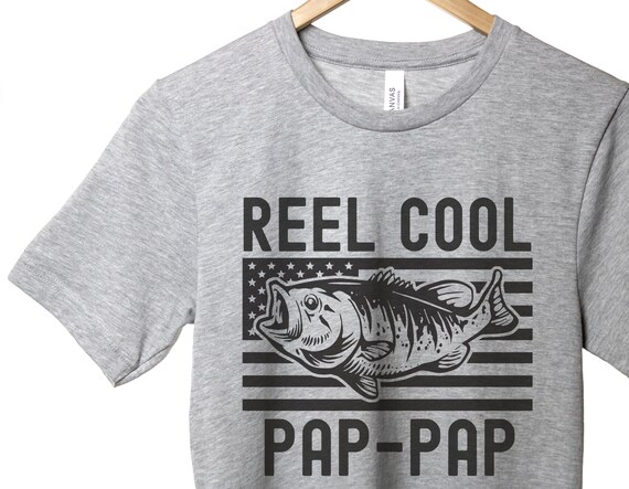 Reel Cool Grandad Fishing Shirts Funny Fathers Day Fisher Women's T-Shirt
