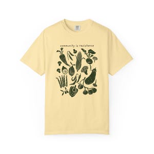 Community Is Resistance Shirt, Comfort Colors Liberal Shirt, Social Justice Shirt, Protest Shirts, Resist Fascism Shirt, Activist Tee Banana