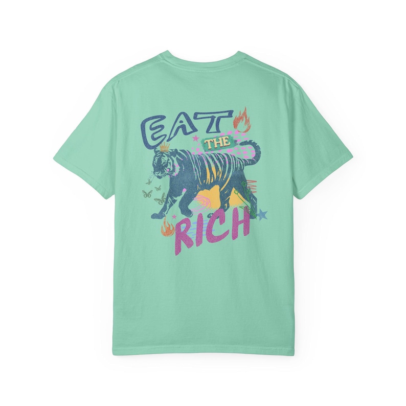 Eat The Rich Shirt, Anti Capitalism Shirt, Anti Billionaire Shirt, Anti Capitalist Tee, Tax The Rich Tiger Shirt, People Over Profit Tshirt Island Reef