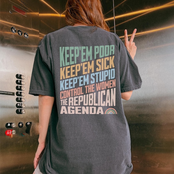 Anti-Republican Shirt, Anti Fascist Shirt, Democrat Shirt, Resistance Shirt, Comfort Colors® Shirt, Resist Shirt, Leftist Shirt, FDT T-Shirt