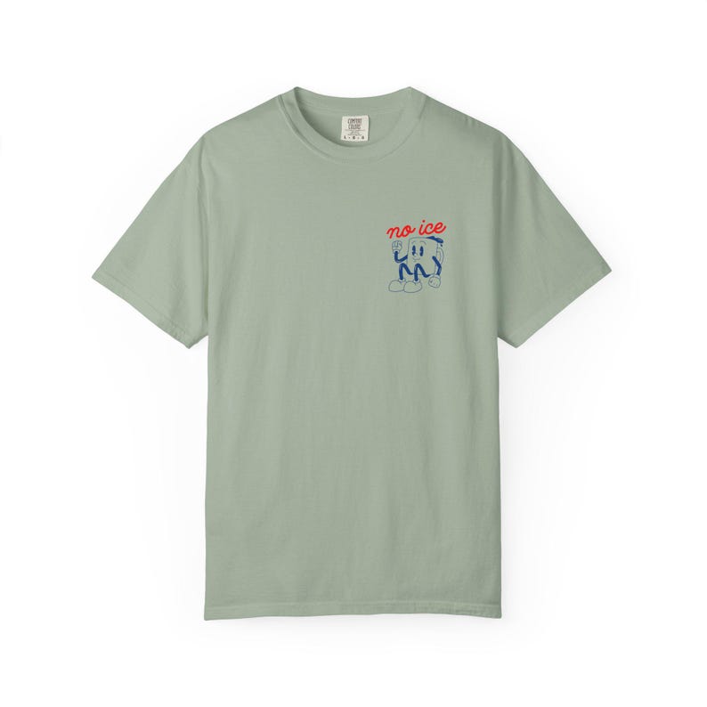 Retro Abolish ICE Shirt, Comfort Colors Shirt, Human Rights Shirt, Protest ICE Shirt, Anti-ICE Shirts, Chinga La Migra, Progressive T-Shirts afbeelding 6