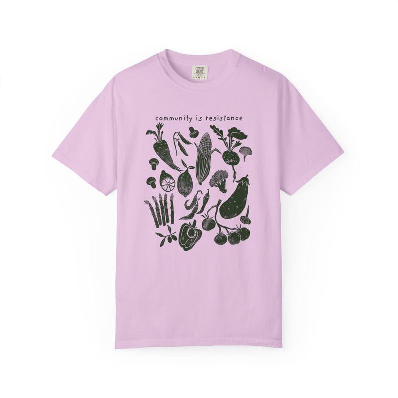 Community Is Resistance Shirt, Comfort Colors Liberal Shirt, Social Justice Shirt, Protest Shirts, Resist Fascism Shirt, Activist Tee image 6