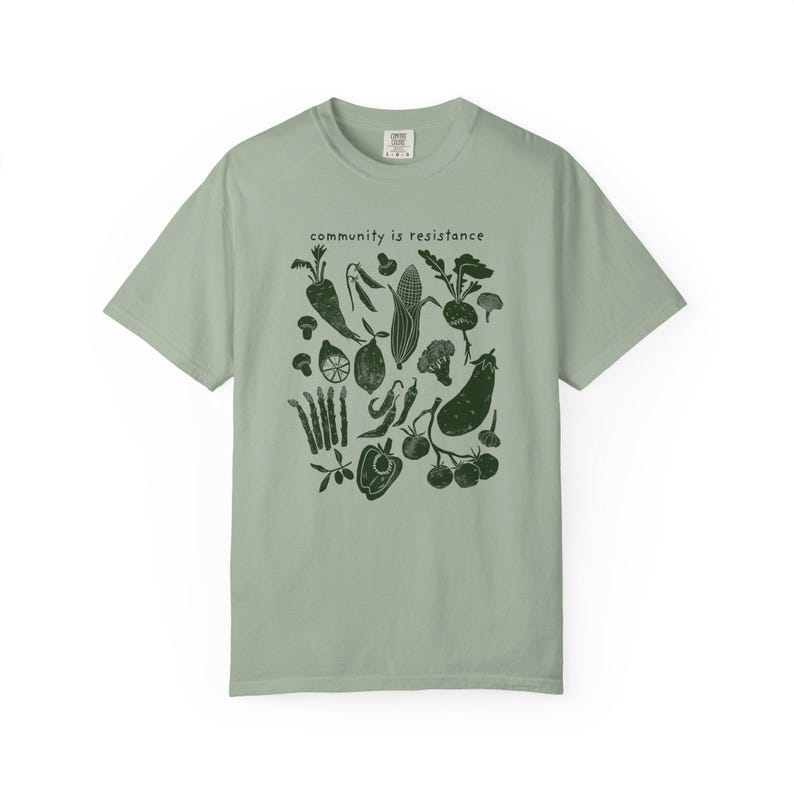 Community Is Resistance Shirt, Comfort Colors Liberal Shirt, Social Justice Shirt, Protest Shirts, Resist Fascism Shirt, Activist Tee image 4