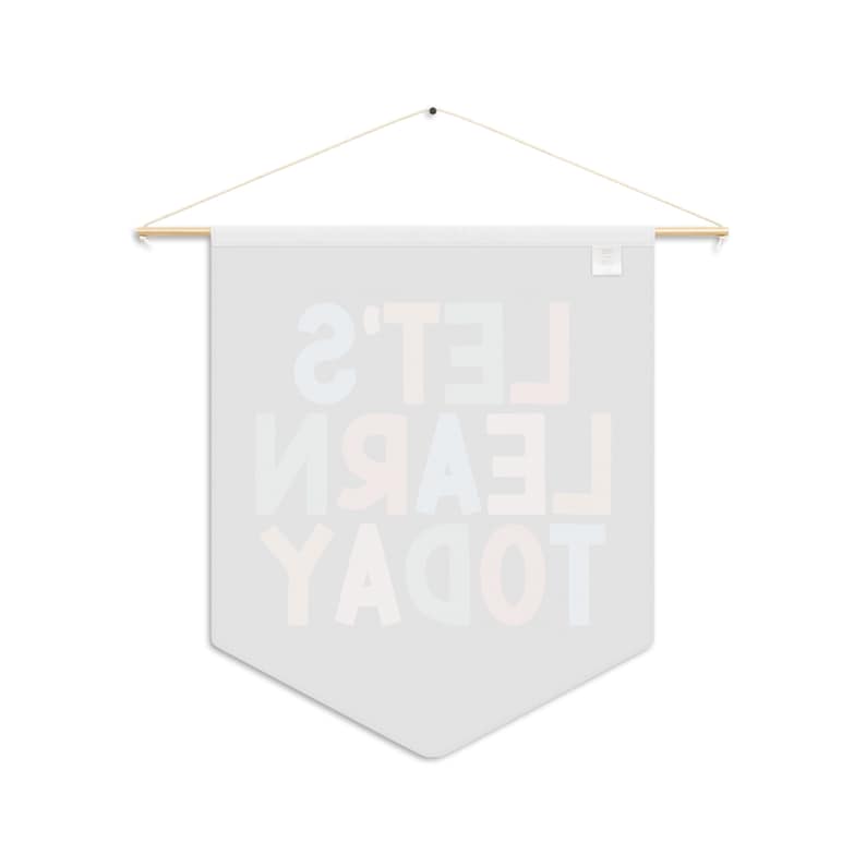 Let's Learn Today, Classroom Pennant, Classroom Decor, Back To School Gift For Teacher, Elementary Classroom Decorations, Homeschool Decor image 3