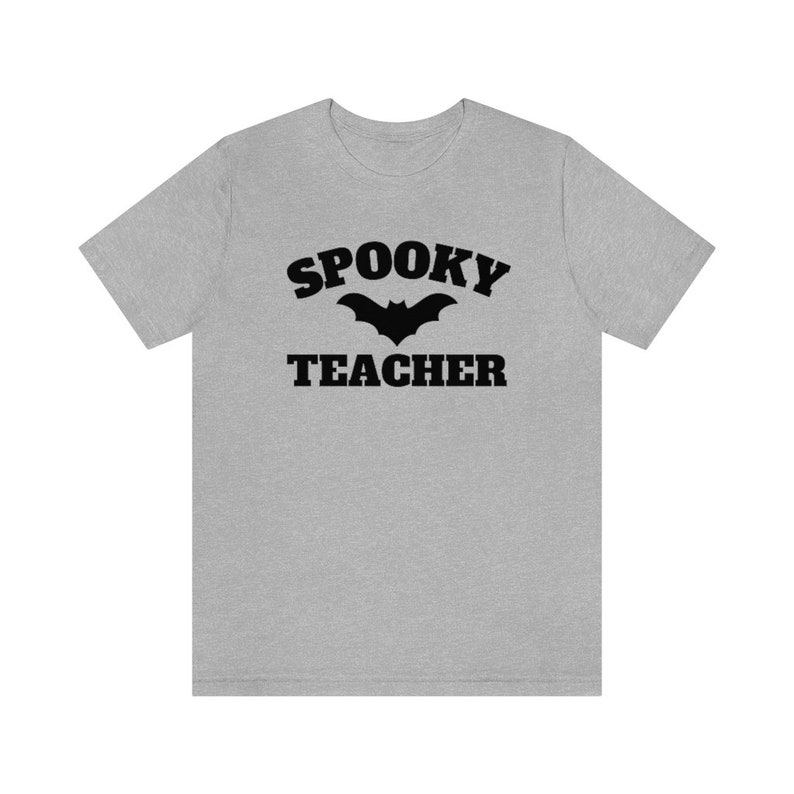 Spooky Teacher Shirt, Halloween Teacher Shirt, Fall Teacher Shirt, Halloween Class Party Shirts, Trick Or Teach Tshirt, Teaching Team Shirts Athletic Heather