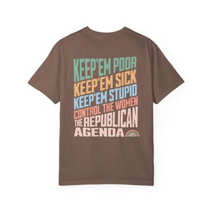 Anti-Republican Shirt, Anti Fascist Shirt, Democrat Shirt, Resistance Shirt, Comfort Colors® Shirt, Resist Shirt, Leftist Shirt, FDT T-Shirt Espresso