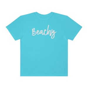 Comfort Colors® Shirt, Beachy Shirt, Beach Shirt, Ocean Vacation Shirts, Summer Clothing, Spring Break Shirt, Florida Vacay Shirts, Beaches Lagoon Blue