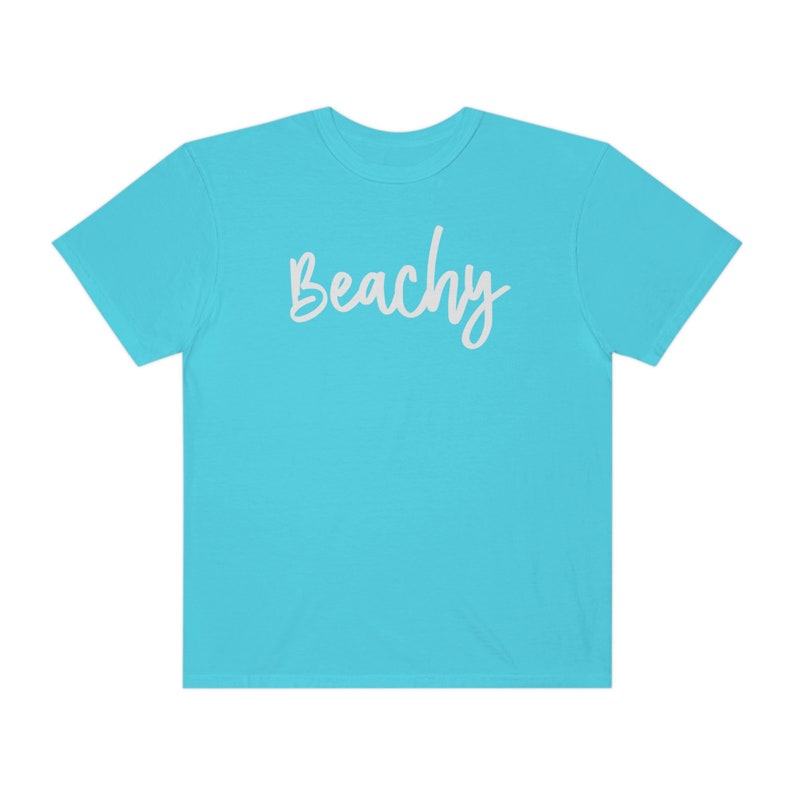Comfort Colors® Shirt, Beachy Shirt, Beach Shirt, Ocean Vacation Shirts, Summer Clothing, Spring Break Shirt, Florida Vacay Shirts, Beaches Lagoon Blue