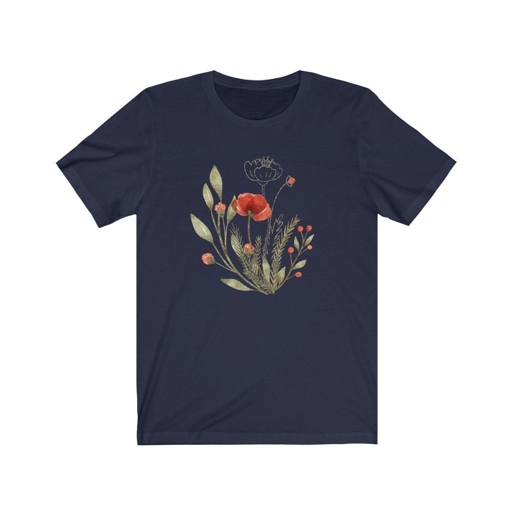 トップス POPPY DRAWING FLOWER PRINT SWEATSHIRT il_1080xN.3201622604_pzk9.jpg