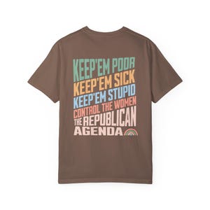 Anti-Republican Shirt, Anti Fascist Shirt, Democrat Shirt, Resistance Shirt, Comfort Colors® Shirt, Resist Shirt, Leftist Shirt. FDT T-Shirt Espresso