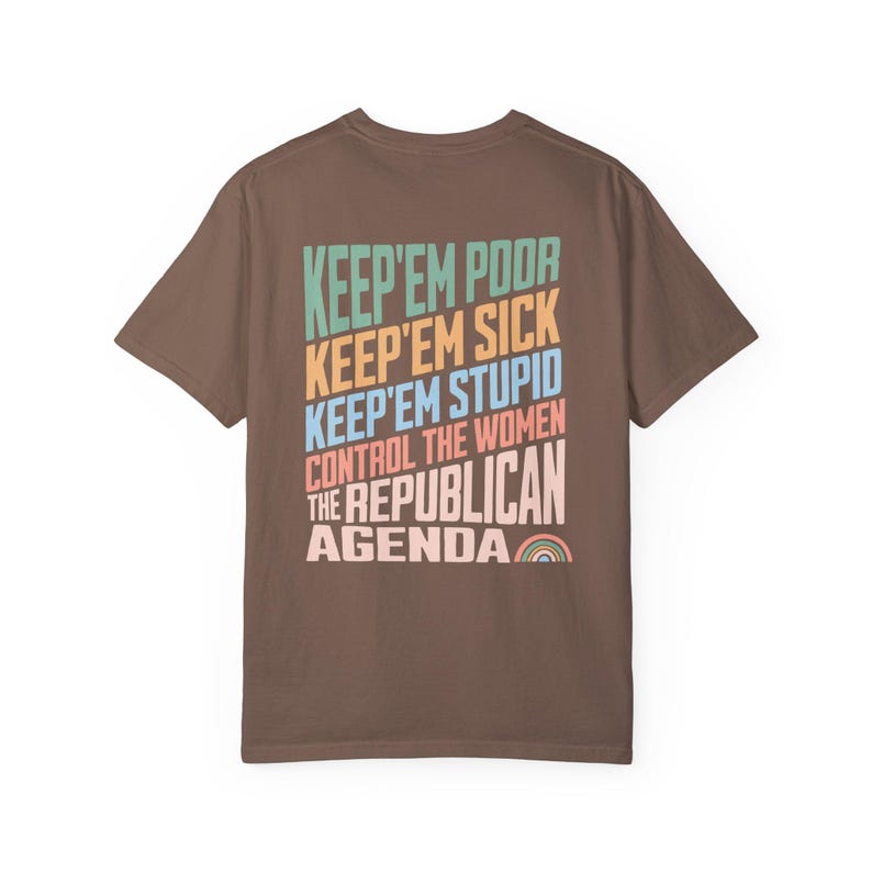 Anti-Republican Shirt, Anti Fascist Shirt, Democrat Shirt, Resistance Shirt, Comfort Colors® Shirt, Resist Shirt, Leftist Shirt. FDT T-Shirt Espresso