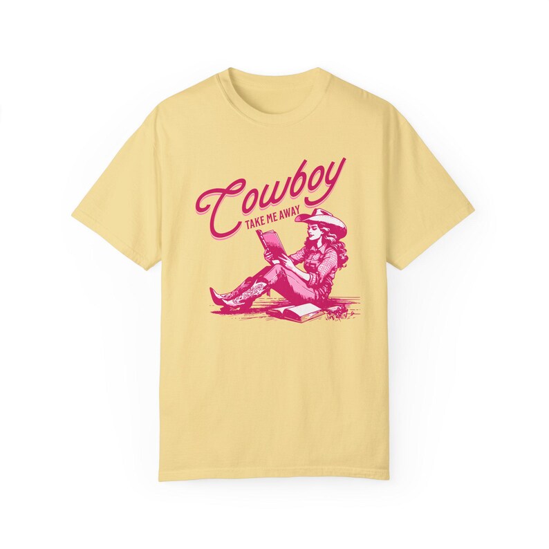 T-shirt « Romance western », T-shirt Comfort Colors®, Vêtements pour amoureux des livres, Cadeau pour lecteur/lectrice de romance, T-shirt érotique, T-shirt humoristique sur les livres, T-shirt sur les livres western Butter