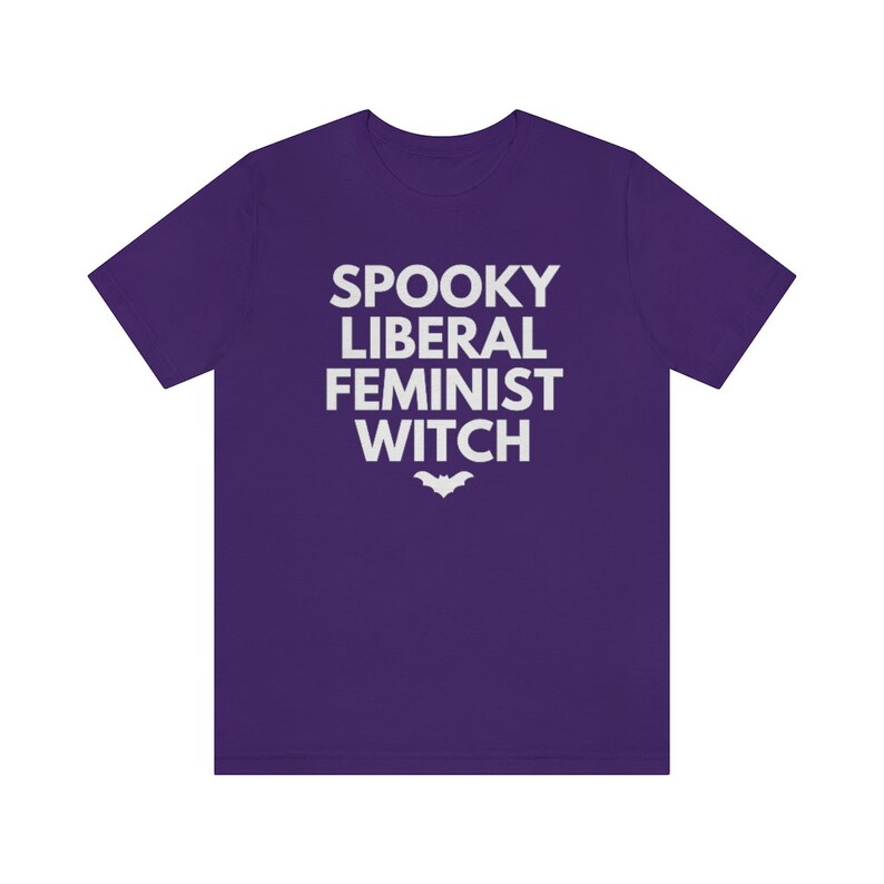 Spooky Liberal Feminist Witch, Hex The Patriarchy, Smash The Patriarchy Shirt, Feminist Witch Shirt, Activism Shirt, Witchy Aesthetic Tee Team Purple