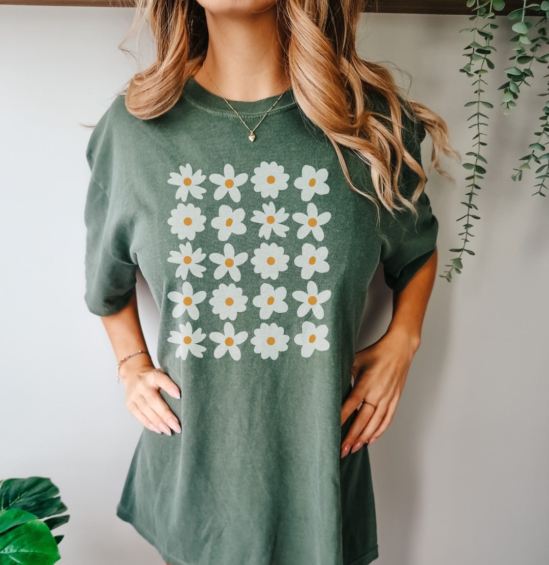 Comfort Colors® Shirt, Daisies Shirt, Daisy Shirt, Cottagecore Shirt