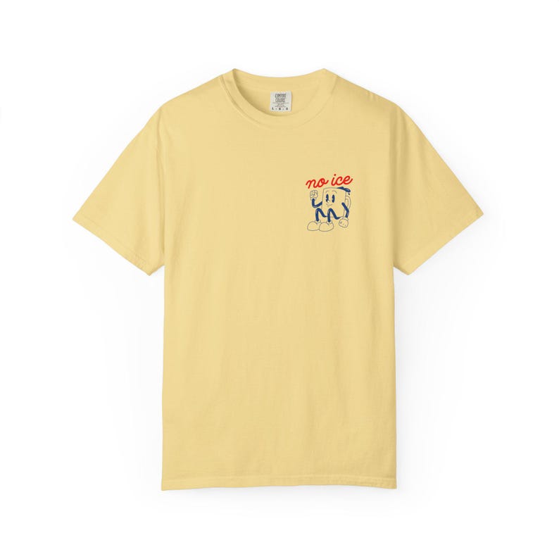 Retro Abolish ICE Shirt, Comfort Colors Shirt, Human Rights Shirt, Protest ICE Shirt, Anti-ICE Shirts, Chinga La Migra, Progressive T-Shirts afbeelding 4