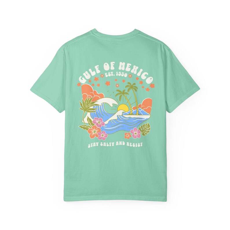 Gulf of Mexico Shirt, Comfort Colors® Shirt, Gulf of Mexico Forever Shirt, Leftist Shirt, Gulf Coast Shirt, Anti-Trump Shirt, Liberal Shirt Island Reef