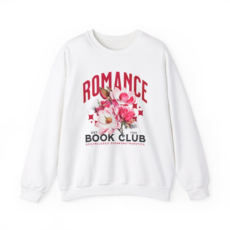 Romance Book Club Sweatshirt, Romance Reader Gift, Book Club Sweatshirts, Reading Sweatshirt, Dark Romance Book Merch, Smut Crewneck image 7