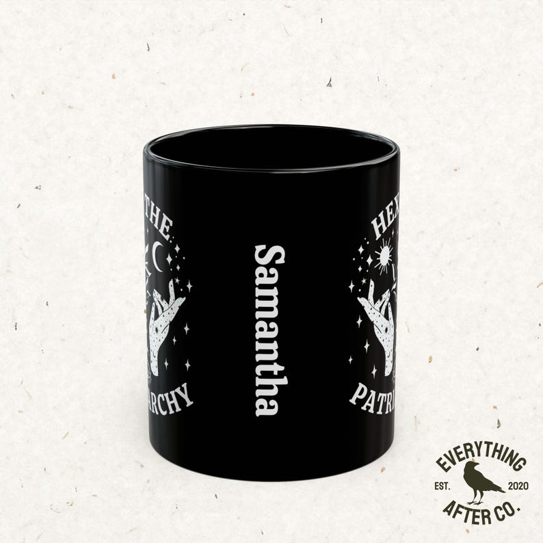 Hex The Patriarchy Mug, Feminist Mug, Liberal Halloween Mugs, Witchy Coffee Mug, Fall Mug, Witch Mugs, Democrat Gifts, Funny Feminism Mugs image 7