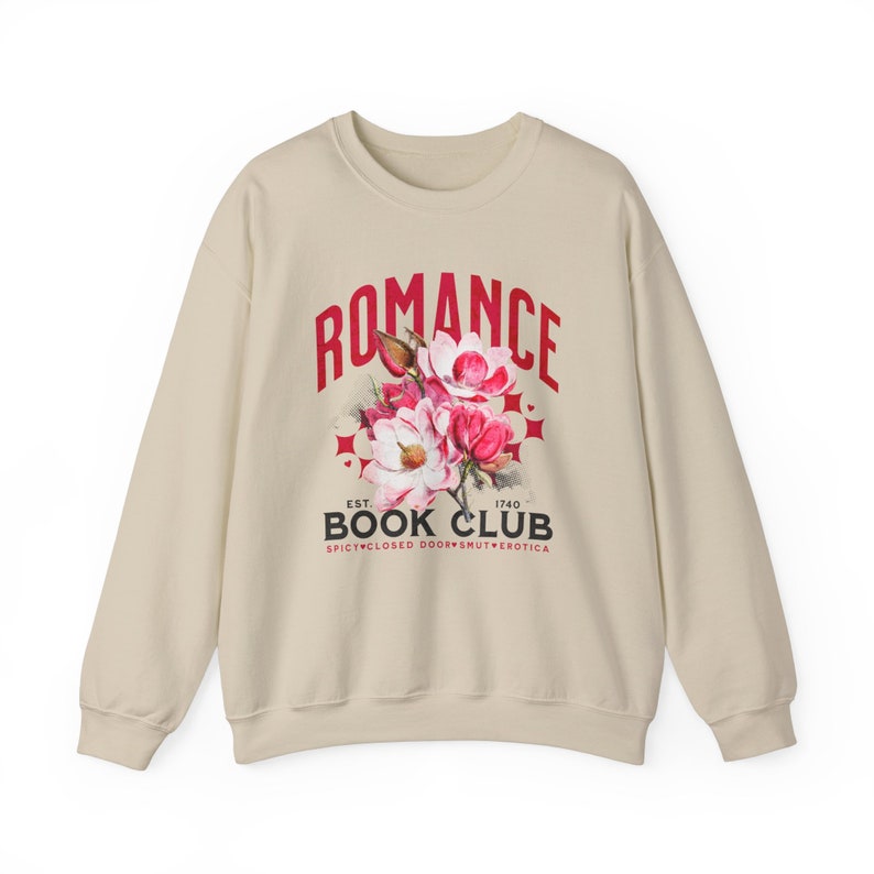 Romance Book Club Sweatshirt, Romance Reader Gift, Book Club Sweatshirts, Reading Sweatshirt, Dark Romance Book Merch, Smut Crewneck Sand