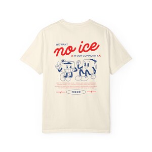 Retro Abolish ICE Shirt, Comfort Colors Shirt, Human Rights Shirt, Protest ICE Shirt, Anti-ICE Shirts, Chinga La Migra, Progressive T-Shirts afbeelding 13