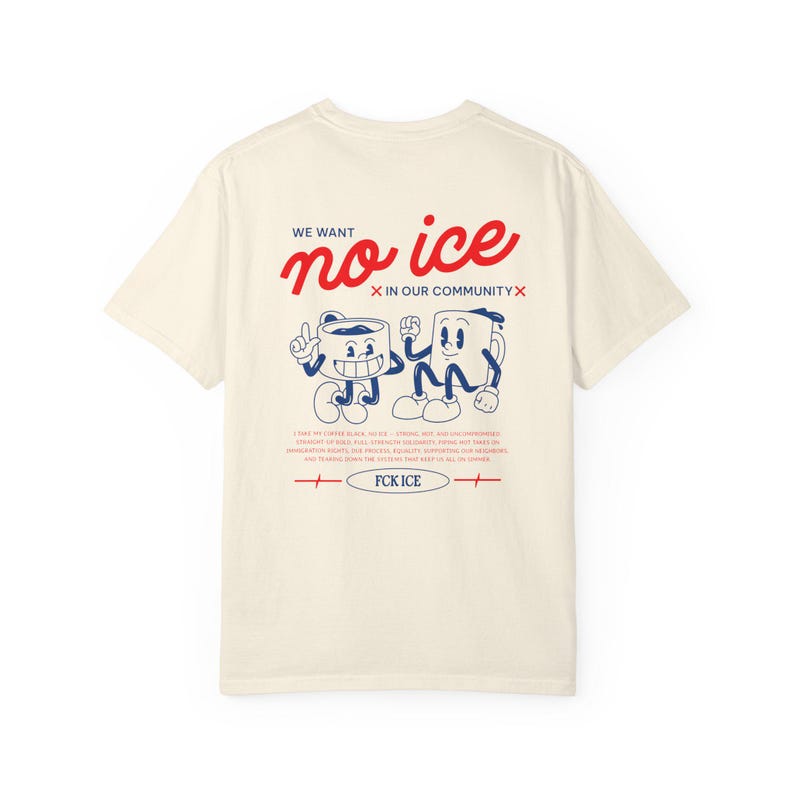 Retro Abolish ICE Shirt, Comfort Colors Shirt, Human Rights Shirt, Protest ICE Shirt, Anti-ICE Shirts, Chinga La Migra, Progressive T-Shirts afbeelding 13