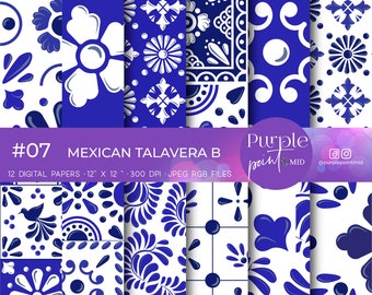 Mexican talavera, talavera tiles, digital paper, digital download, digital paper pack, mexican talavera download, mexican digital paper, jpg