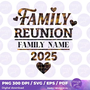 Zjazd rodzinny 2025 Svg, Drzewo zjazdu rodzinnego 2025, Drzewo genealogiczne Svg, projekty koszulek, SvgPng, CricutSVG, Nazwisko rodzinne, DigitalDownload