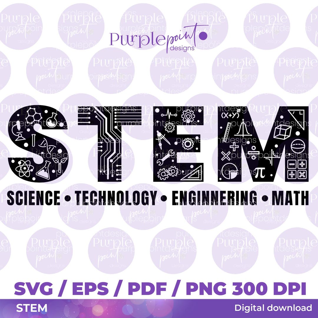 STEM SVG PNG Design, Science Technology Engineering Math, Engineering ...