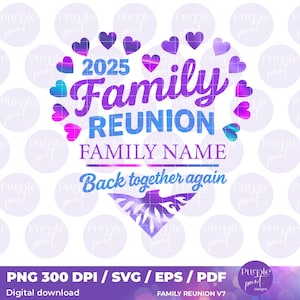 2025 Family Reunion Svg, Family Reunion Tree, Family Tree Svg, Family reunion shirt designs, SvgPng, CricutSVG, Familyname, Digital Download