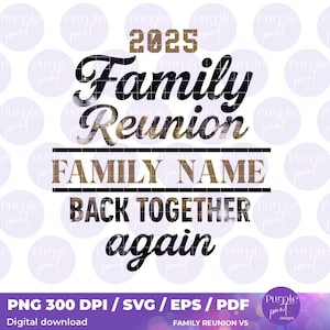 Familiereünie 2025 shirtontwerp, Familiereünie SVG, Familiereünieboom, Stamboom SVG, SVGPNG, CricutSVG, Familienaam, Digitaal downloaden