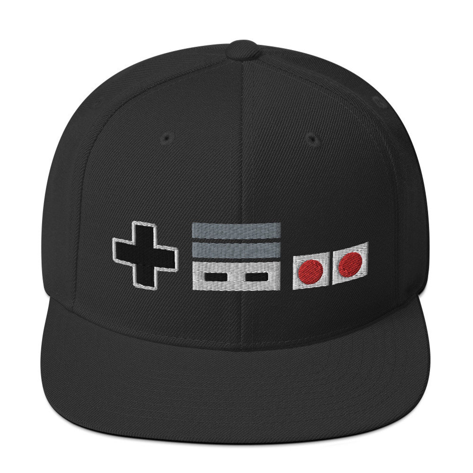 Classic Gamer Controller Embroidered Snapback Hat Gamer Etsy
