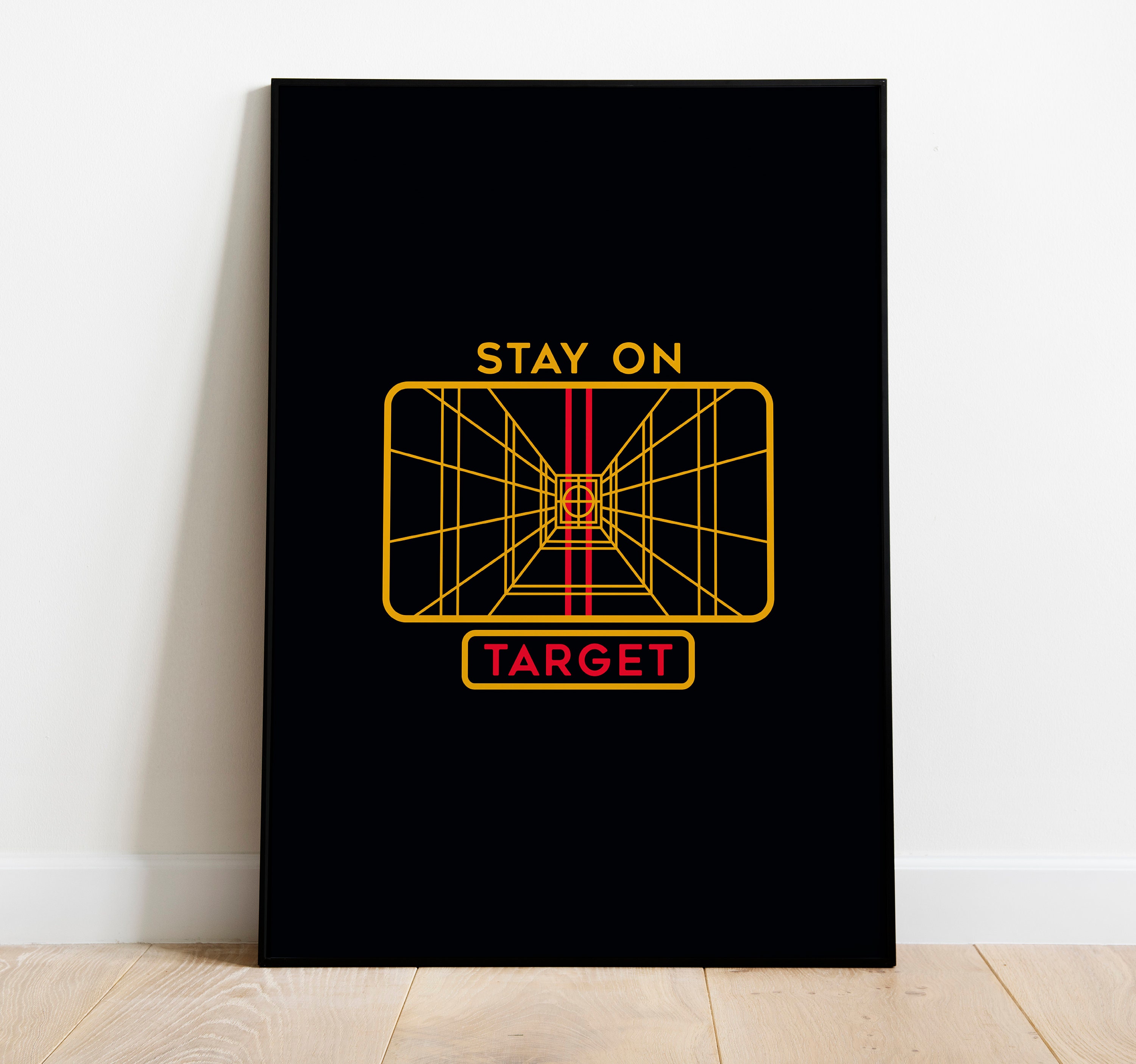 Stay On Target Star Wars inspirierte Badezimmerkunst | Etsy
