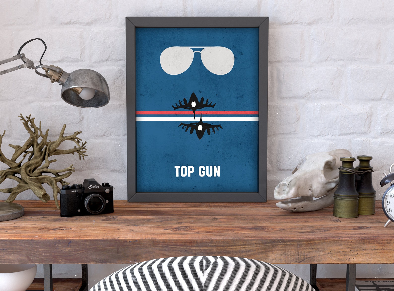 Top Gun Maverick Minimalist Movie Poster Wall Art Wall Etsy