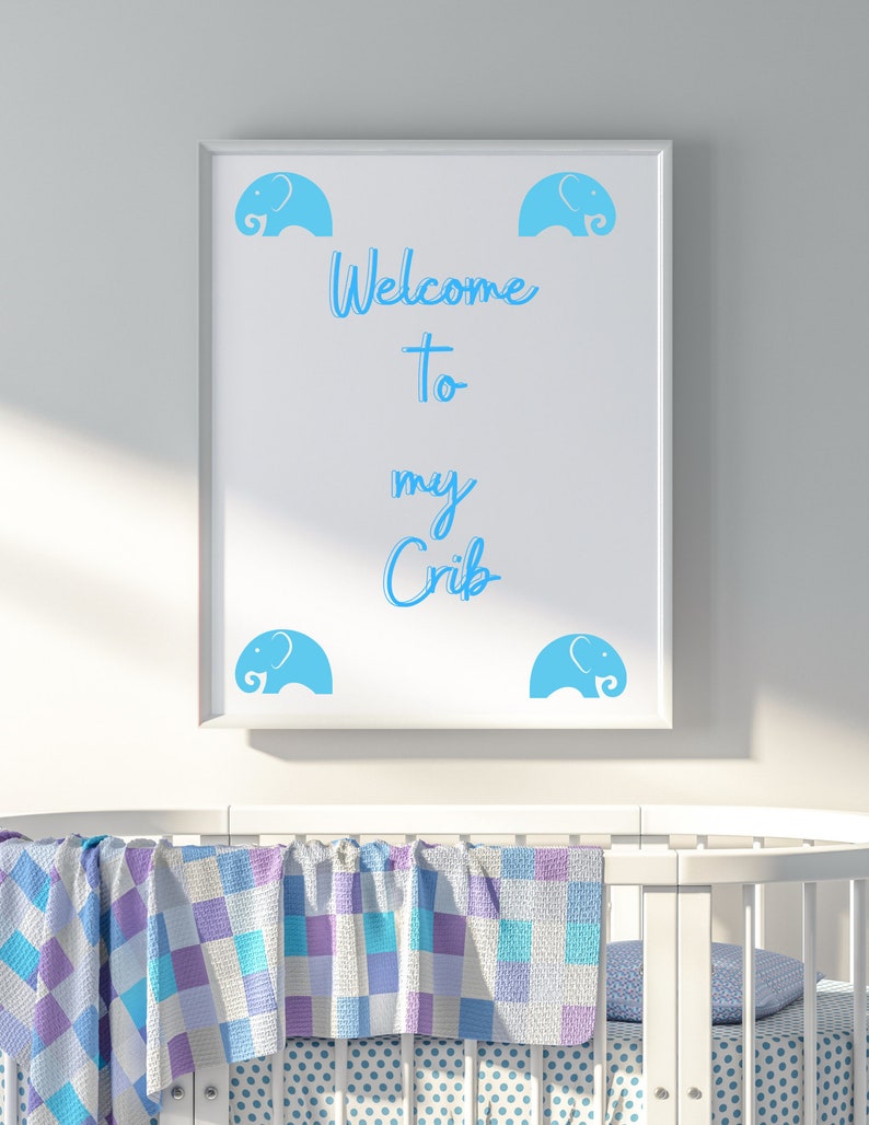 Nursery Wall Print Decor Newborn Decor Nursery Printable Etsy