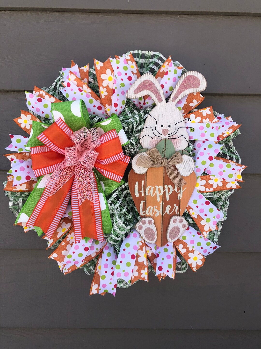 Easter Wreath, Easter Decor, Easter Bunny, Easter Decoration, Easter