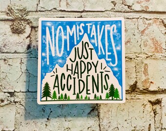 Bob Ross No Mistakes Just Happy Accidents Png - Etsy