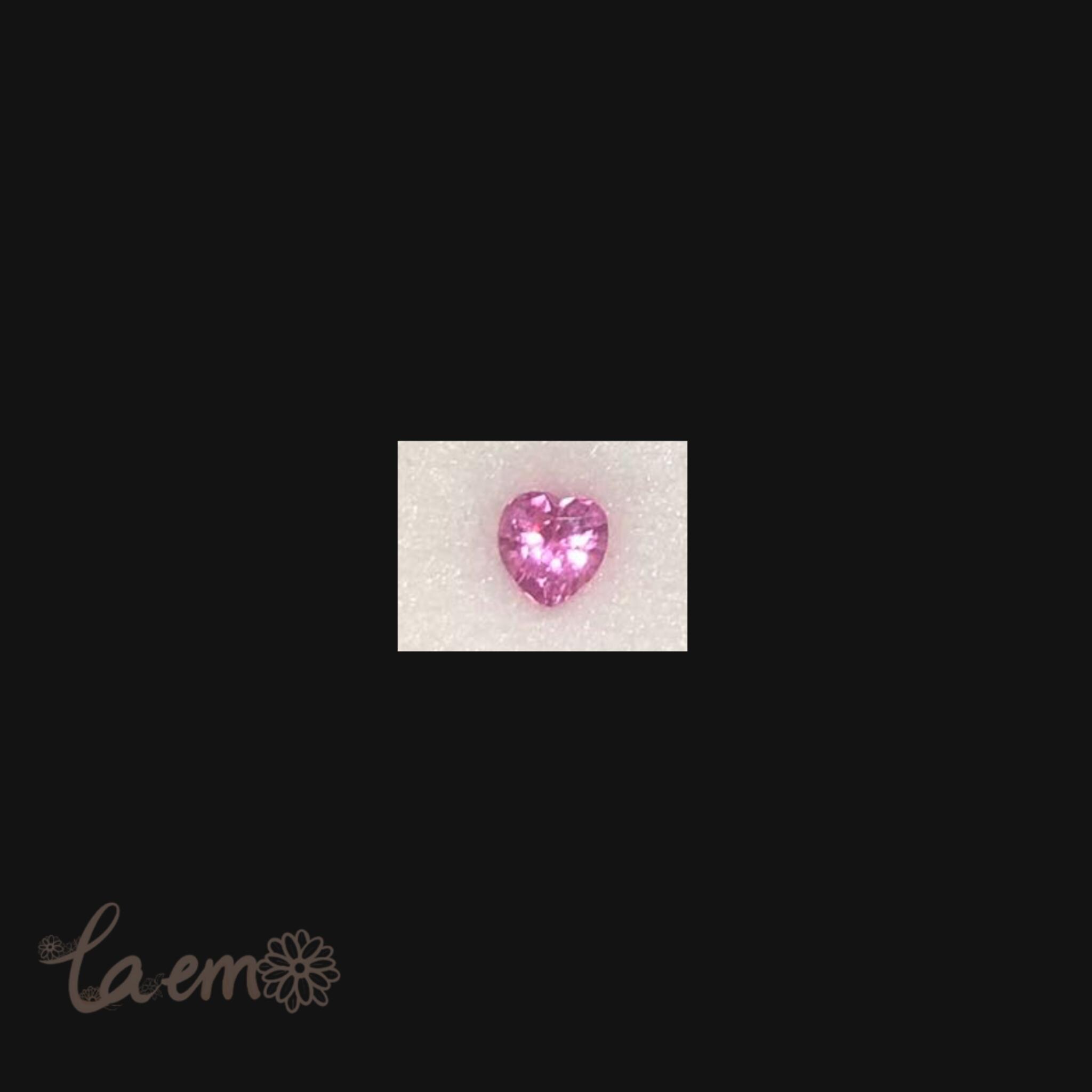 スリランカ産天然加熱ピンクサファイア / 0.35 カラット - Etsy 日本