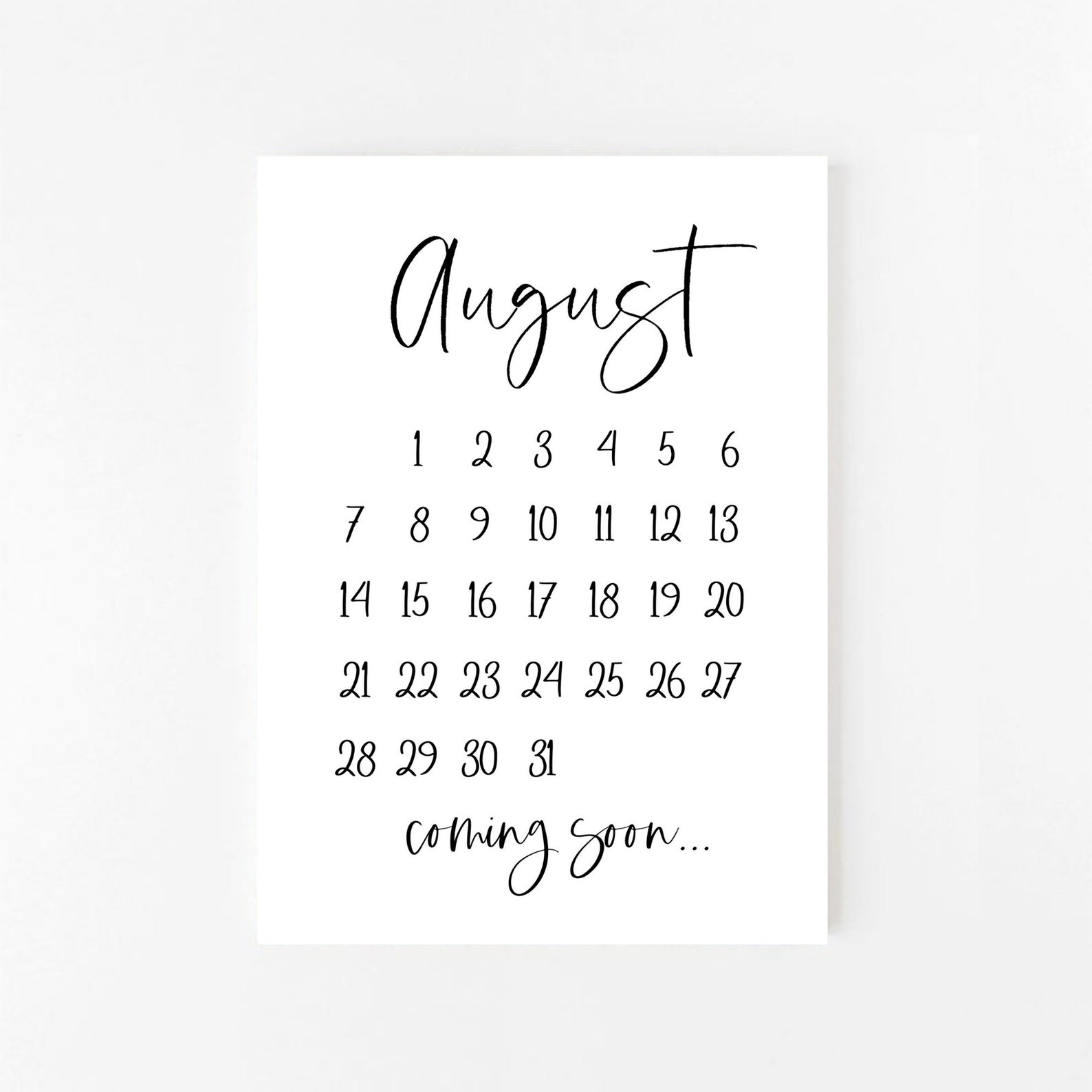 august 2022 pregnancy announcement printable august etsy