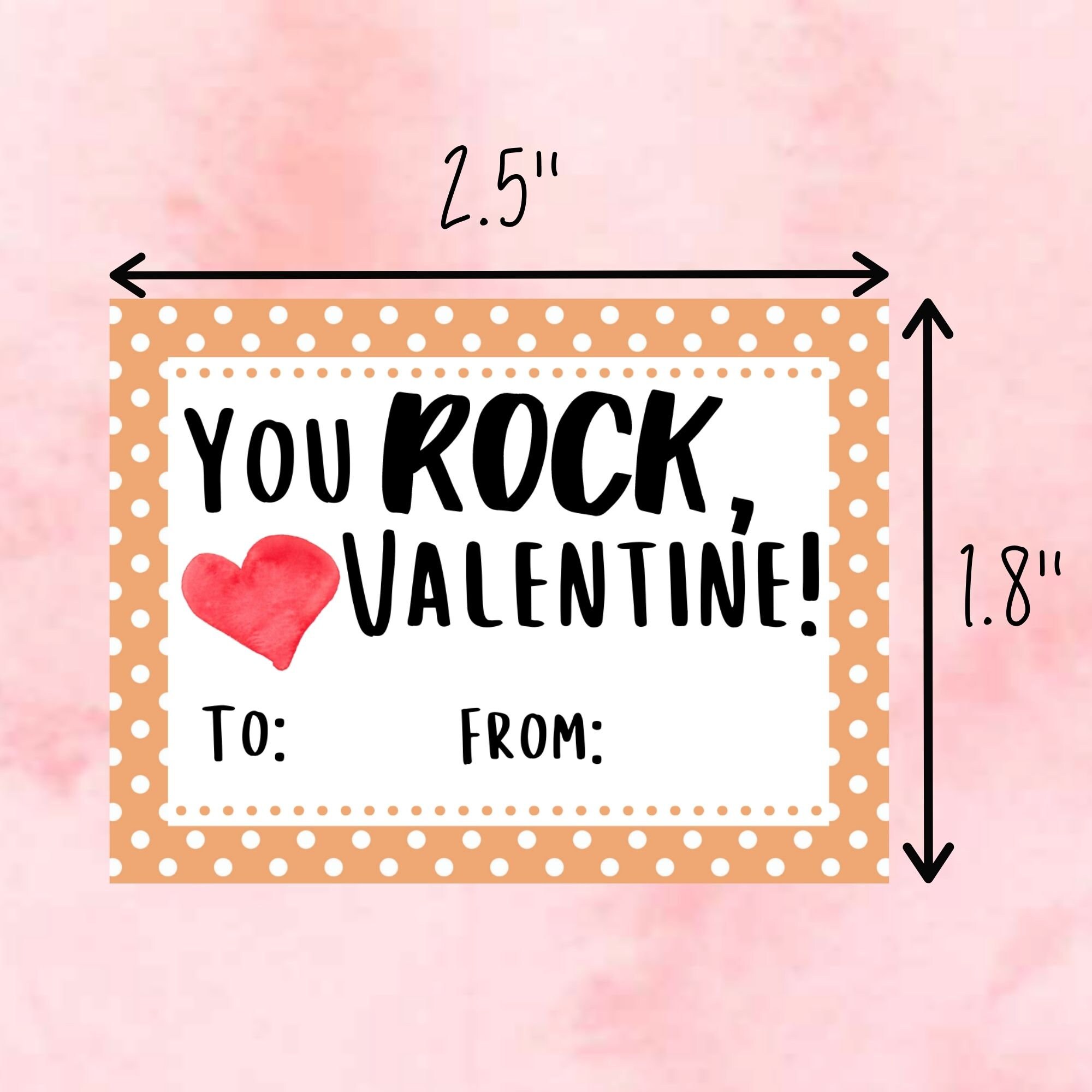 Ring Pop Printable Valentines Valentine Valentine Gift Etsy