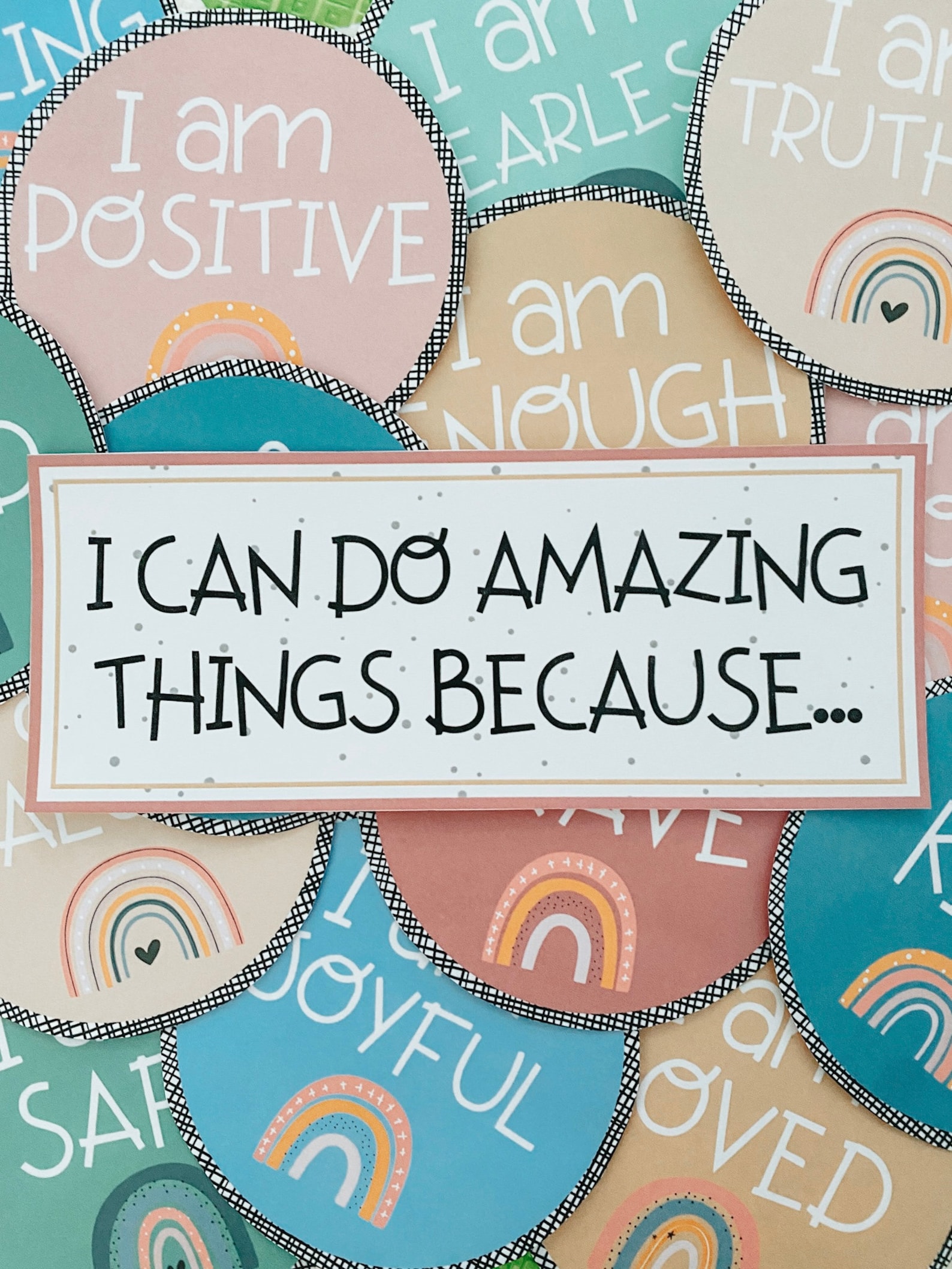 Affirmation Station Posters Bulletin Board Display | Etsy