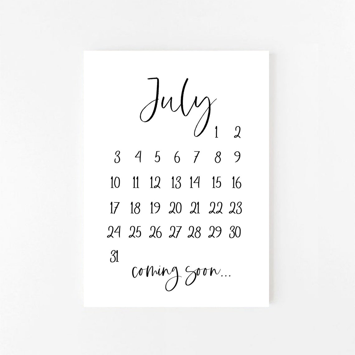 july-2022-pregnancy-announcement-printable-july-calendar-etsy